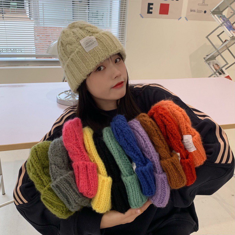Mũ Len nữ Bluehope mũ len Beanie mùa đông nhiều màu giá rẻ mẫu mới hất 2023