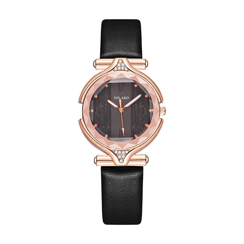 ZOLFA Elegant White Women Leather Watches Luxury Rhinestone Ladies Quartz Wristwatch Analog Clocks Exquisite Wrist Accessories Đồng hồ nữ