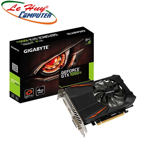 Card màn hình - VGA Gigabyte GTX 1050Ti 4G GDDR5 (GV-N105TD5-4GD) Chính Hãng