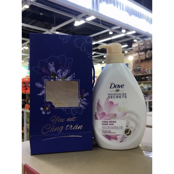 SỮA TẮM DOVE CHAI 530gr tặng kèm khuyến mại chai nhỏ 120g( KM THEO PHÂN LOẠI)