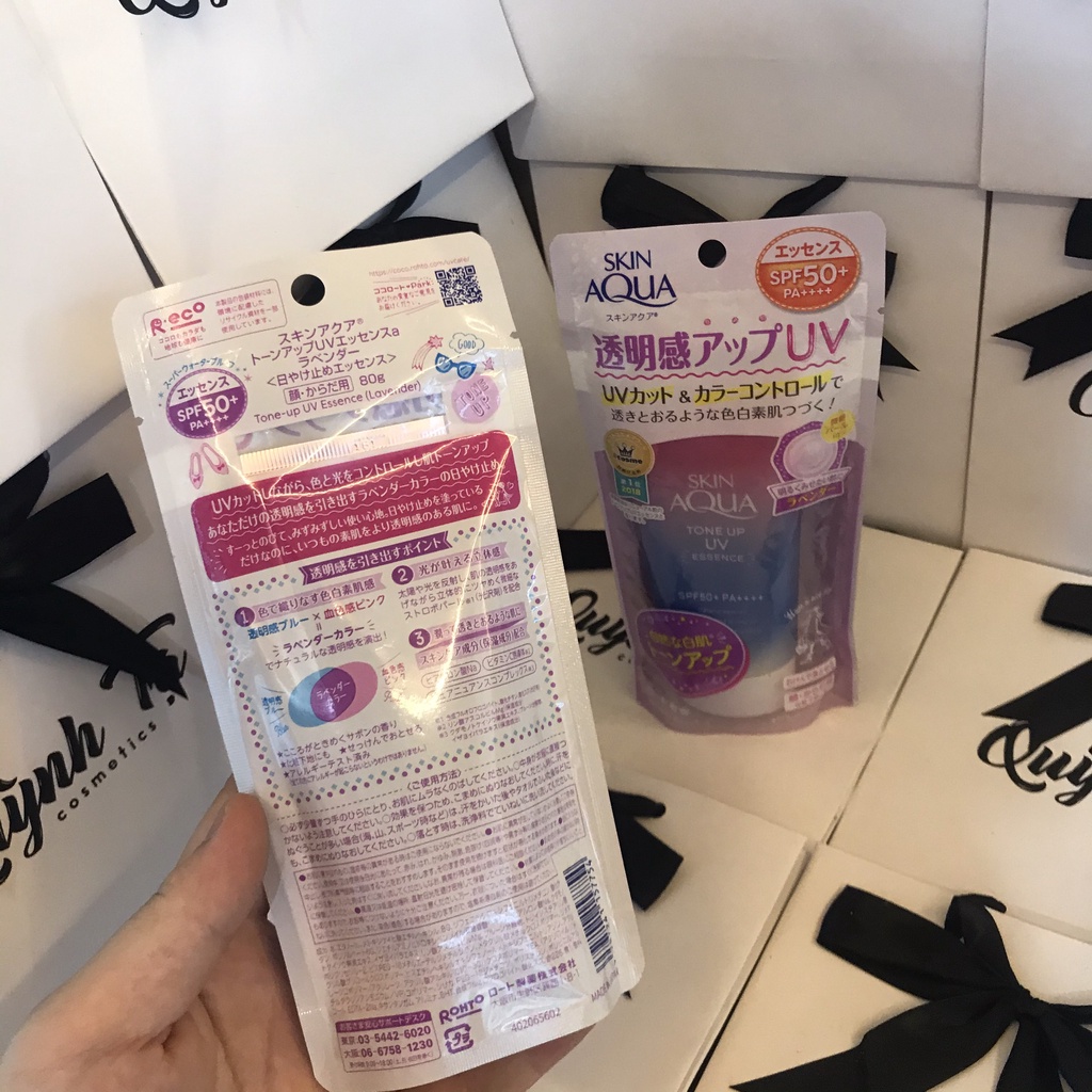 Kem Chống Nắng Skin Aqua 💥Freeship💥 Chống Nắng Dạng Sữa Kiềm Dầu Nâng Tông SP3 | BigBuy360 - bigbuy360.vn