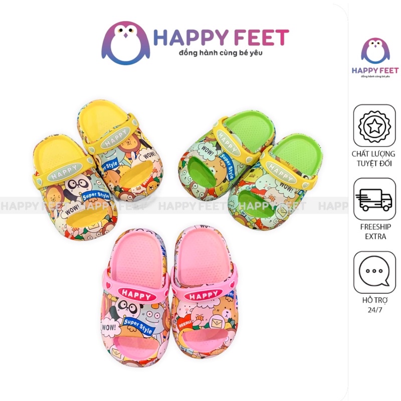 Sục hở mũi trẻ em Happy Feet siêu nhẹ cho bé trai bé gái từ 1-4 tuổi -No860