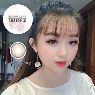 Kính áp tròng thái lan- lens thái mầu opal/puffy gray lens