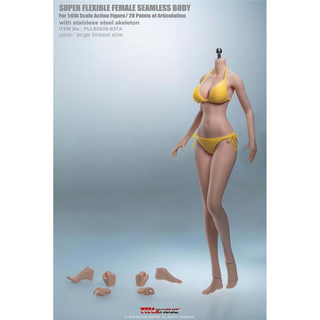Body Nữ Silicone 1/6 TBLeague PHICEN S37A da trắng, kiểu dáng anime