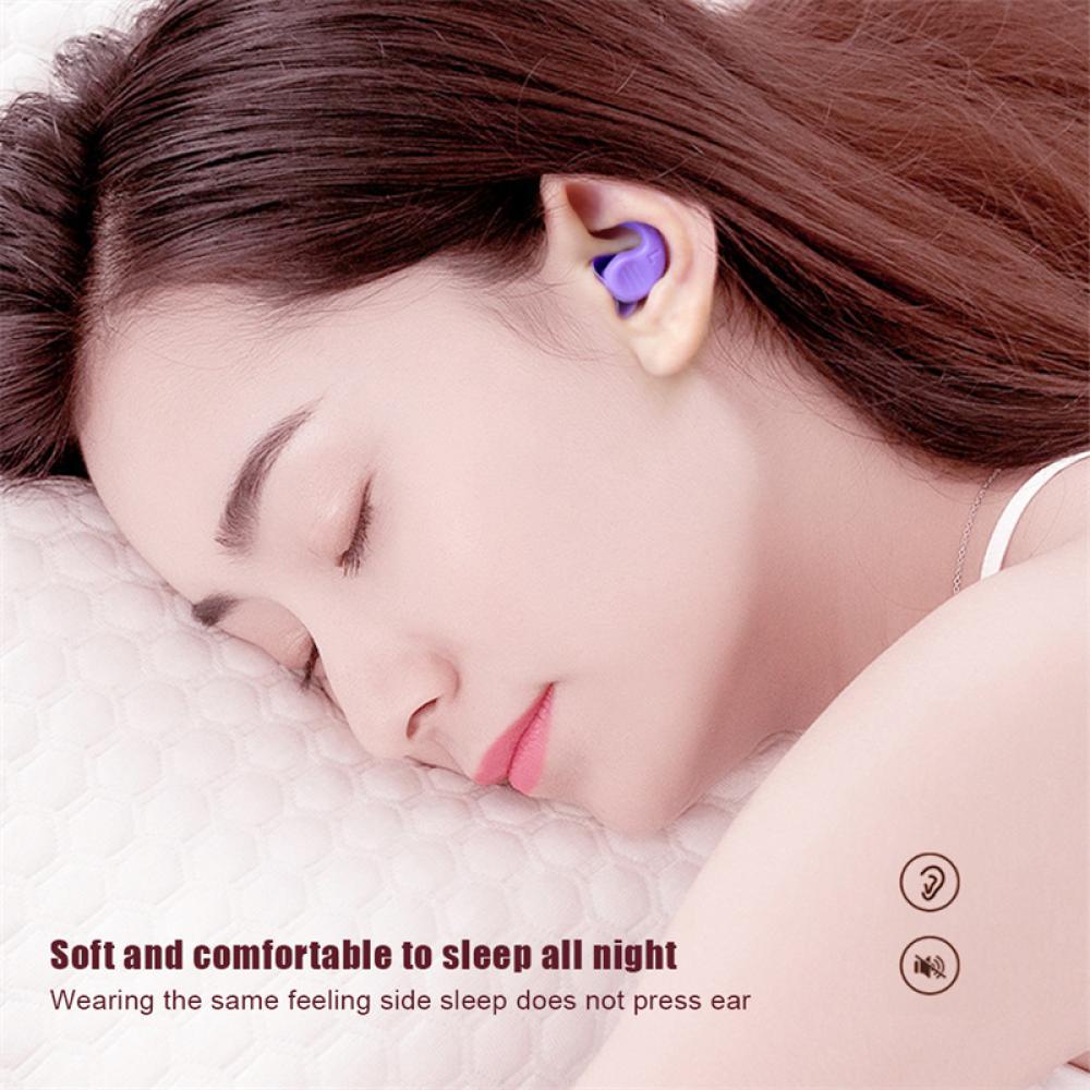 Nút Bịt Tai Chống Ồn Bằng Gel Silica Nano Có Thể Tái Sử Dụng Cho Nút Bịt Tai Khi Ngủ Của Miss It J1V7
