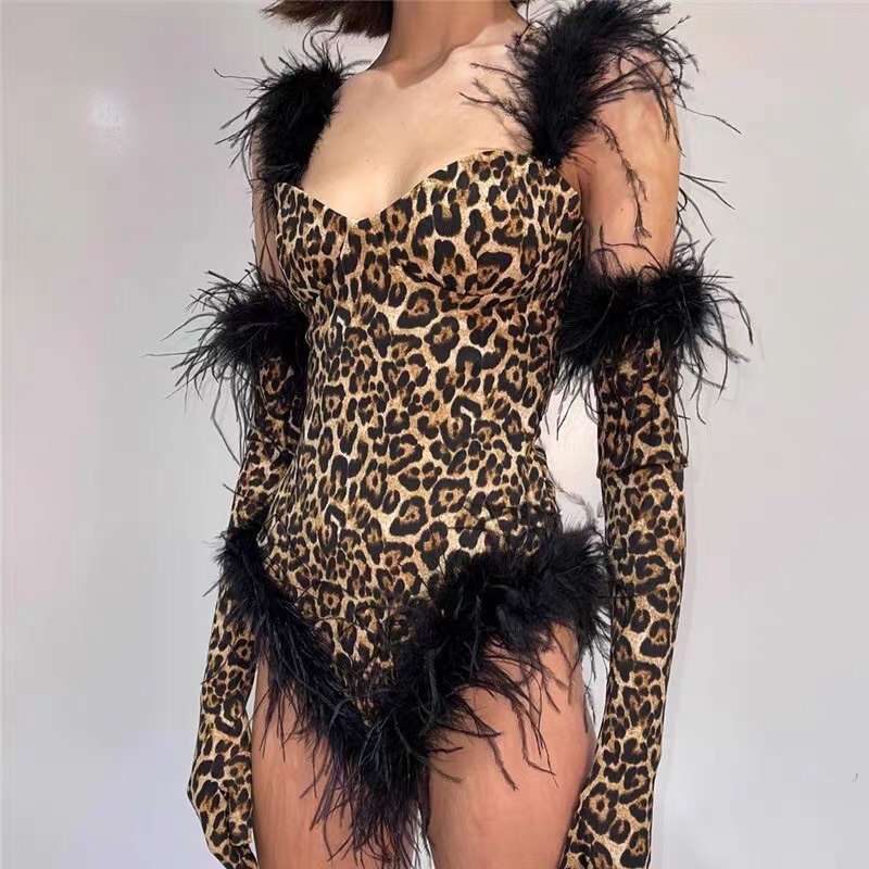 Body suit nữ da beo độc lạ order