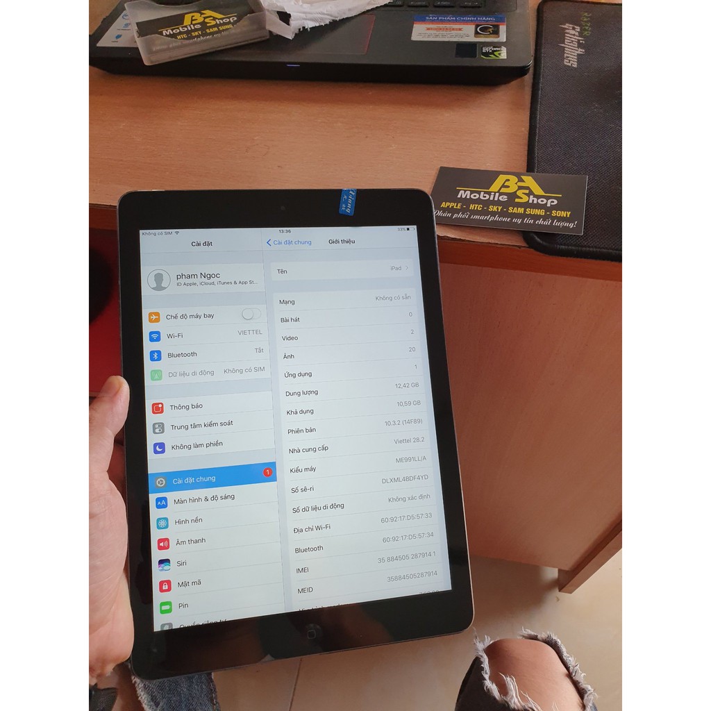 Máy tính bảng ipad air 16g ios thấp siêu mượt | BigBuy360 - bigbuy360.vn