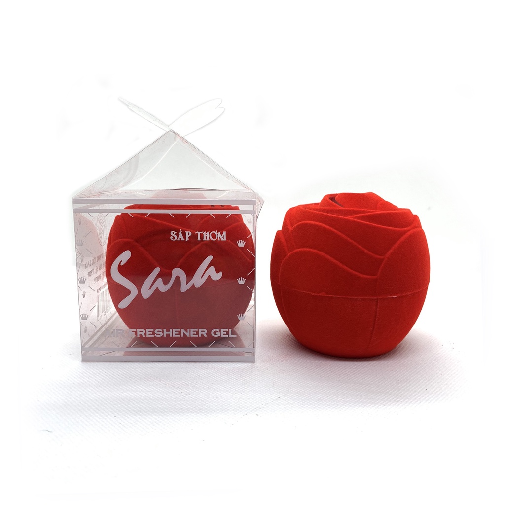 Sáp Thơm Phòng Ngủ Hồng Nhung Sara 75g Cao Cấp Khử Mùi Phòng Ngủ, Ô Tô, Tủ Quần Áo, Toilet...