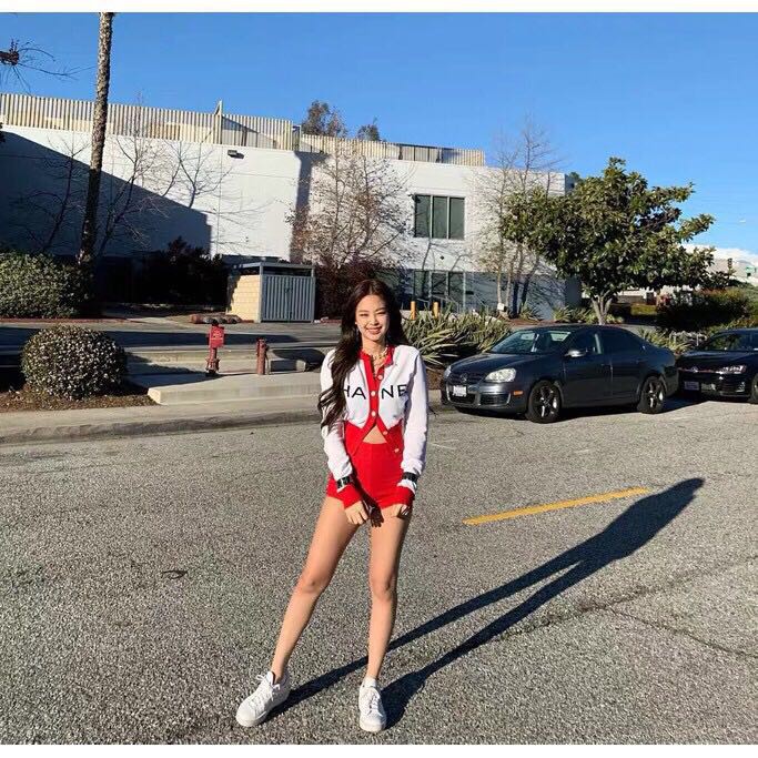 Áo khoác sweater dệt kim dài tay in chữ phong cách Ulzzang như Jennie blackpink mặc