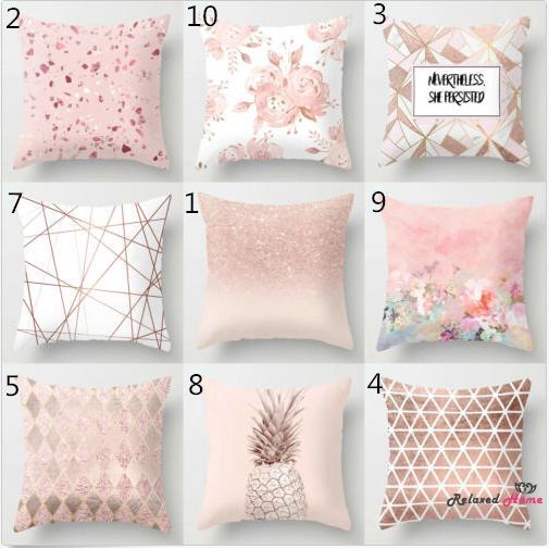 Vỏ gối sofa 45x45cm in họa tiết phong cách Bắc Âu