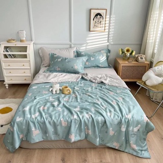 Set chăn ga gối Tencel (chăn chần hè)