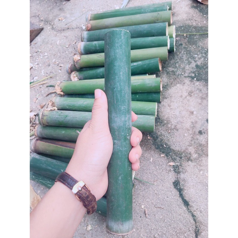 Ống tre nấu cơm lam dài 20cm