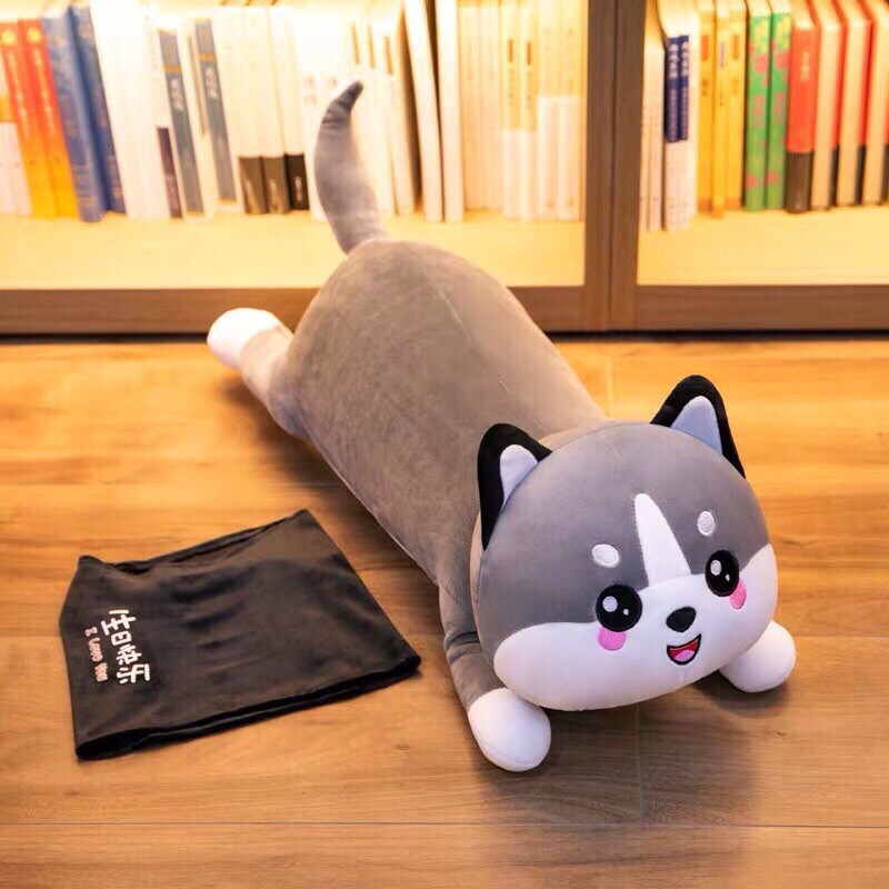 Gấu Bông Chó Husky, Mèo Husky Siêu Yêu