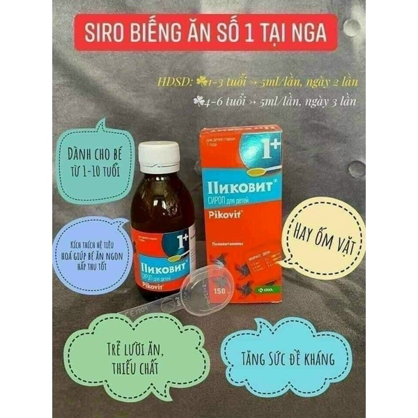 Kẹo ngọt Pikovit Nga - dành cho trẻ biếng ăn