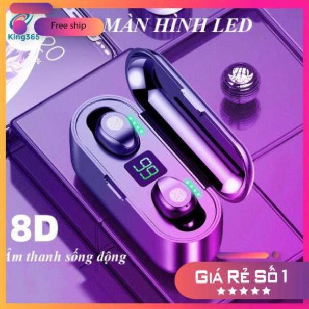 Tai nghe Bluetooth TWS F9 không dây kháng nước thể theo stereo