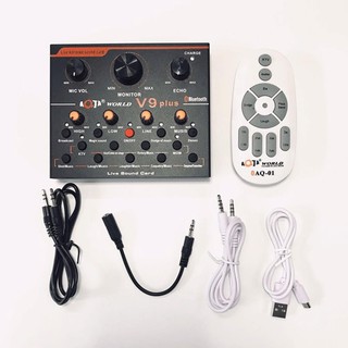 Sound card thu âm V9 plus