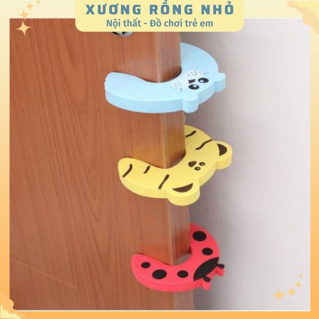 Miếng Xốp Chặn Cửa, Chống Sập Cửa, Chặn Gió, Chống Kẹt Tay Hình Thú - Xương Rồng Nhỏ