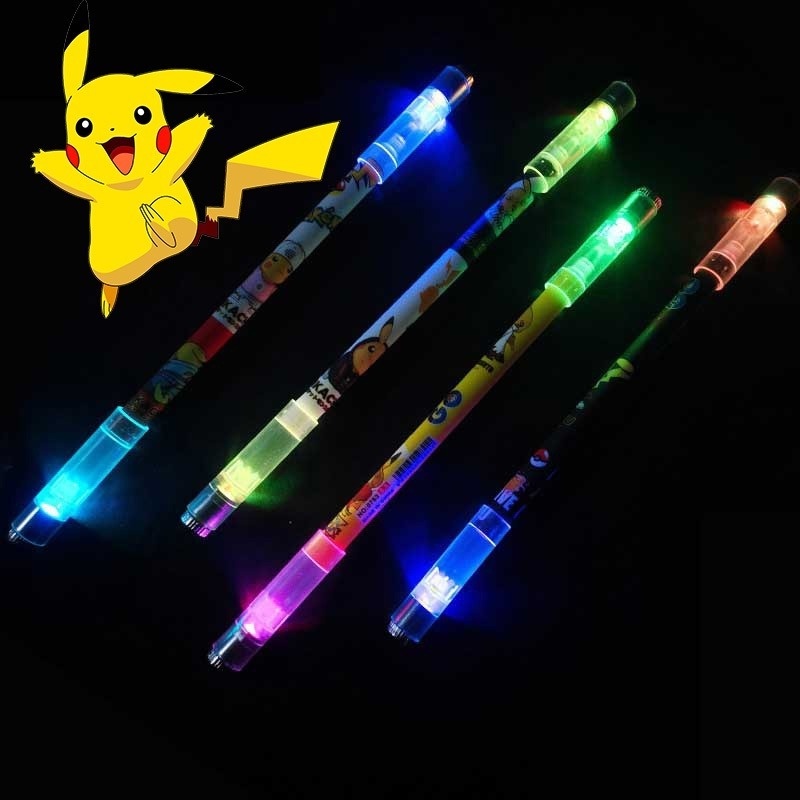 Bút Bi Hình Nhân Vật Anime One Piece Pikachu Doula Continent Dạ Quang Cân Bằng Dầu Linh Hoạt Dùng Làm Quà Tặng Cho Học Sinh