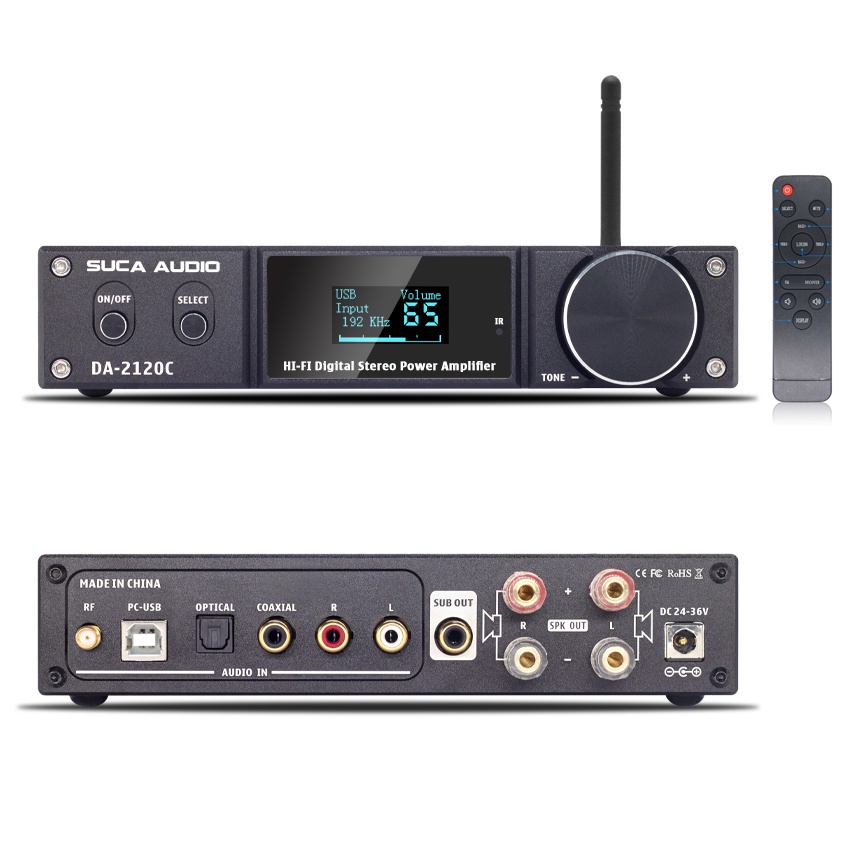 Amly kỹ thuật số suca Audio DA-2120C, âm ly tích hợp DAC giải mã
