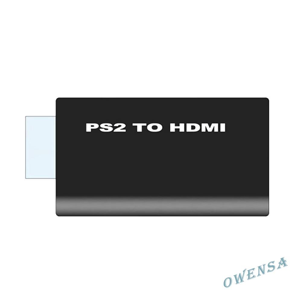 Ow  PS2 to HDMI Converter 1080P HD Audio Video Adapter Cable Support PS2 Model♥