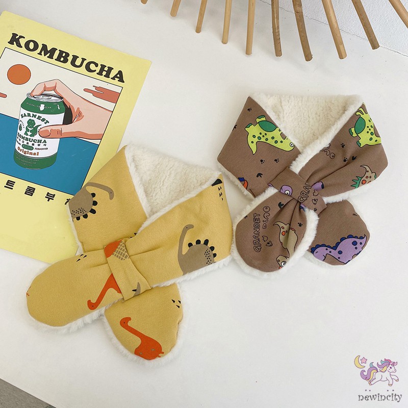 Khăn Choàng Lông Giữ Ấm Phong Cách Hàn Quốc Cho Bé