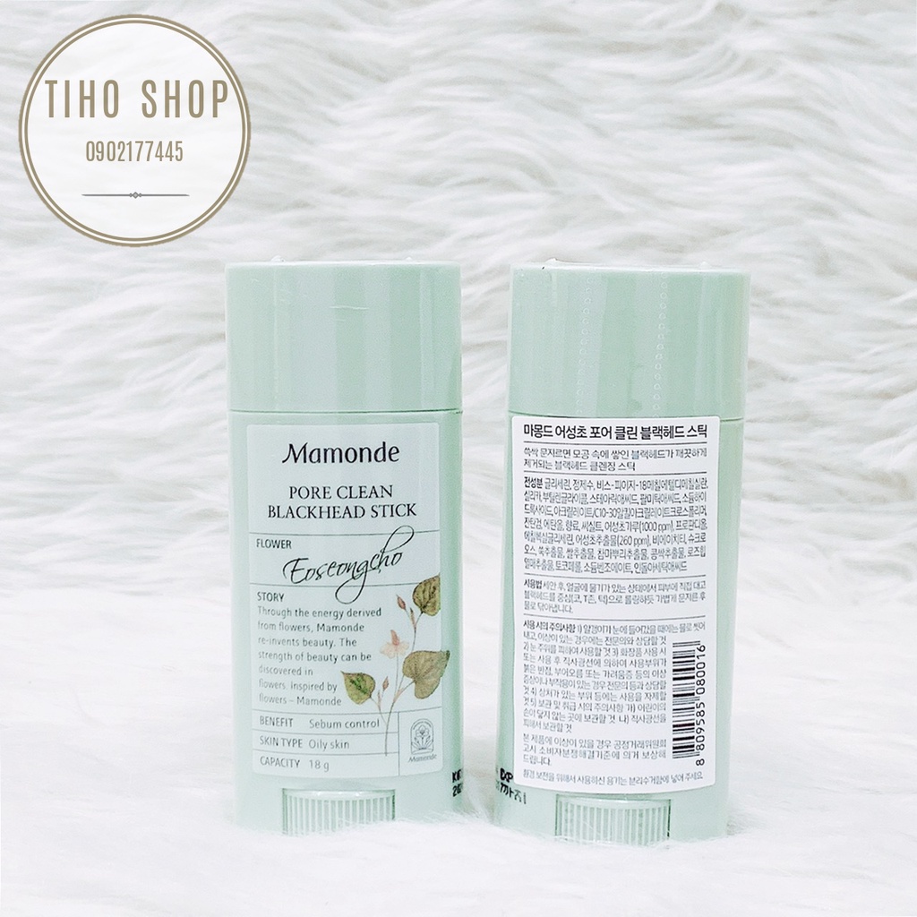 Thanh Lăn Mụn Đầu Đen Mamonde Pore Clean Blackhead Stick 18g