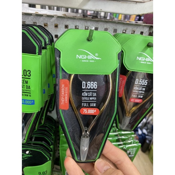 KÌM CẮT MÓNG TAY KÌM NGHĨA D666-CẮT DA