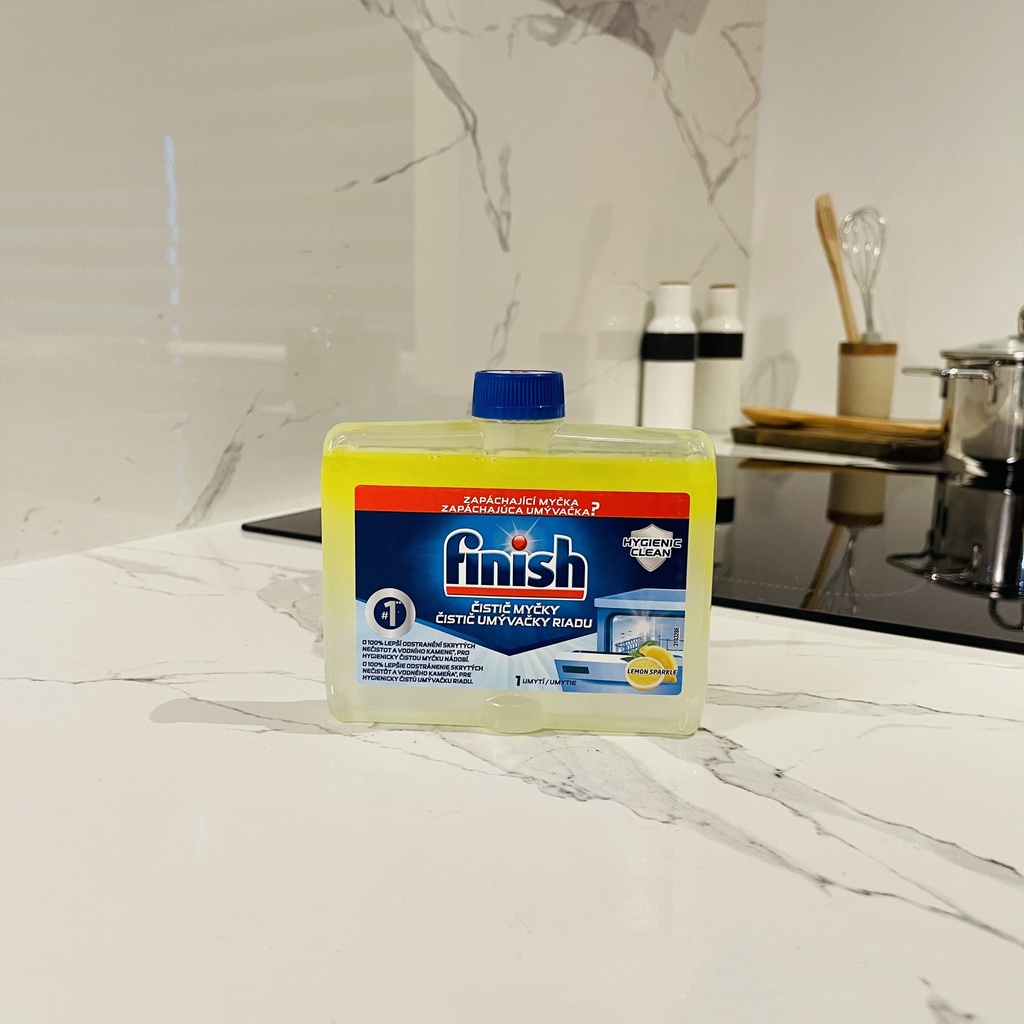 Dung dịch vệ sinh máy rửa bát Finish 250ml, hàng Đức
