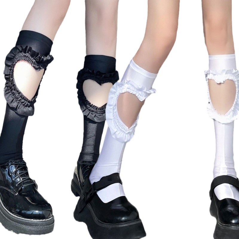 Vớ Dài Qua Gối Phối Ren Xếp Ly Kiểu Công Chúa Ngọt Ngào Thời Trang Cho Nữ