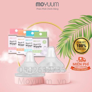 Núm Ty bình sữa Moyuum chính hãng