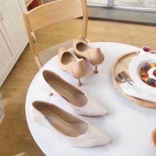 Giày cao gót cao cấp-5cm gót ly bọc kim loại