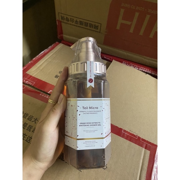 Sữa Tắm Nước Hoa Teil Micro Cánh Hoa Hồng 500ml