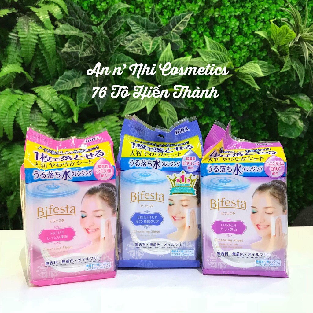 GIẤY ƯỚT TẨY TRANG BIFESTA CLEANSING SHEET