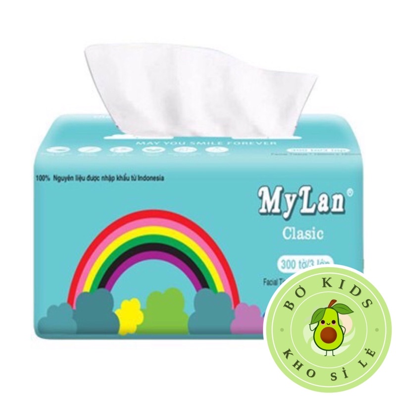 GIẤY ĂN CẦU VỒNG XIN MIER .Lẻ 1 Gói Dùng Thử [Hàng Loại 1] HBQ.KIDS
