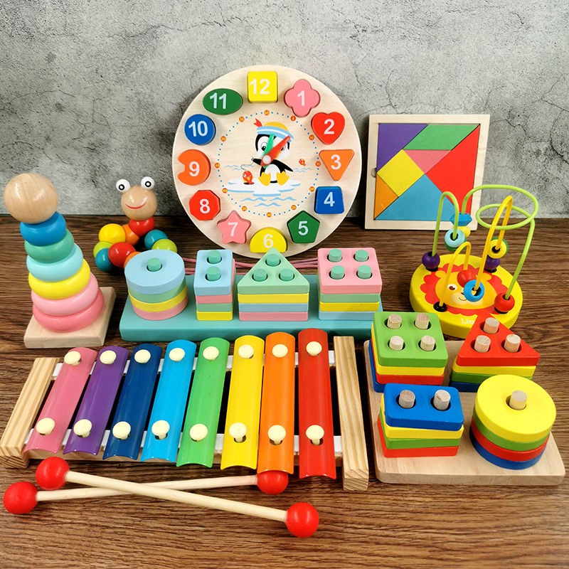 đồ chơi✘✥▨Yizhili baby toys 1-2-3 tuổi bé trai và gái một trẻ sơ sinh tám giai điệu âm nhạc piano giáo dục sớm