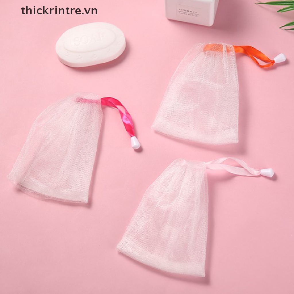 Túi Lưới Đựng Xà Phòng Dùng Tạo Bọt Tiện Dụng
