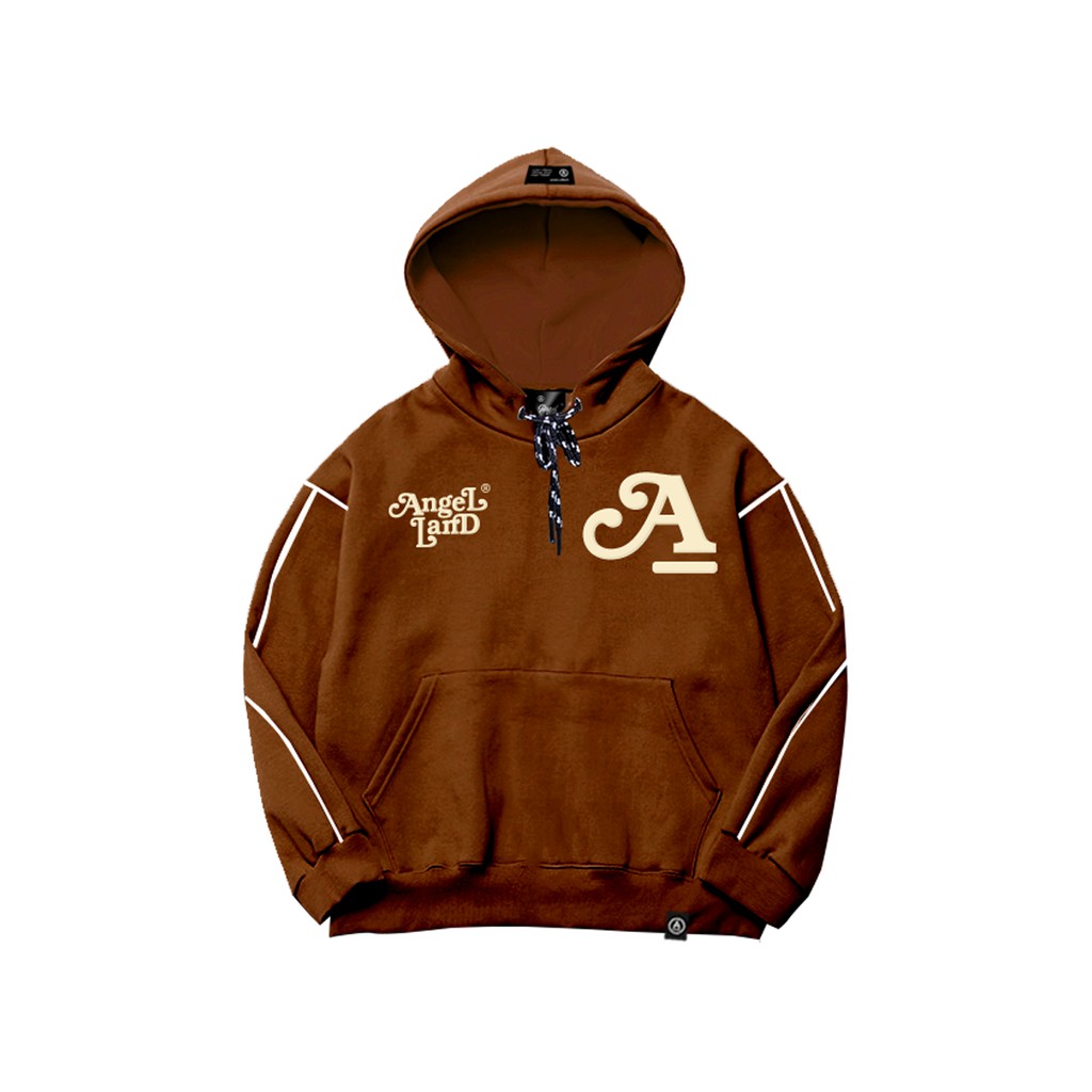 Áo hoodie Basic Line Nâu Angel-Land Chính hãng Unisex | BigBuy360 - bigbuy360.vn