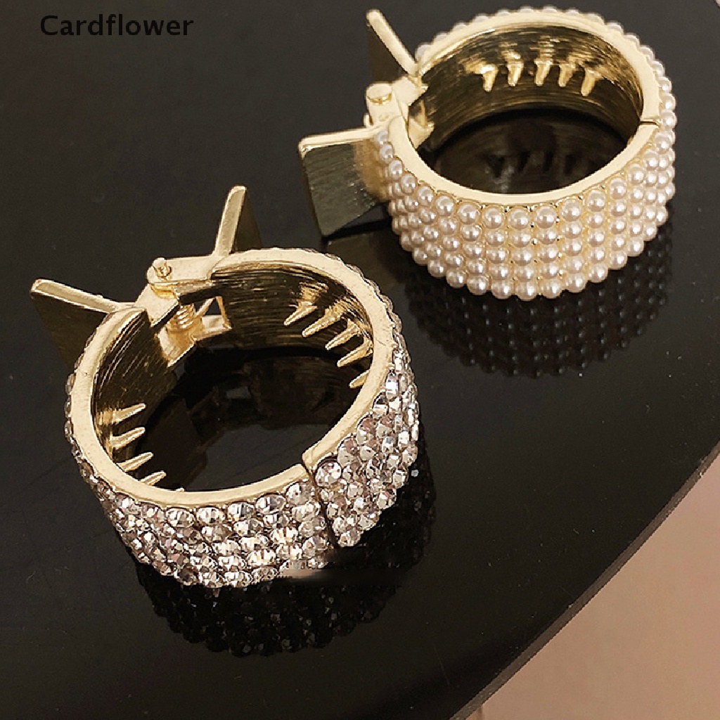 &lt; Cardflower &gt; Kẹp Tóc Đuôi Ngựa Cao Bằng Kim Loại Cố Định Tóc Đuôi Ngựa Tạo Kiểu Tóc Đuôi Ngựa Cao Cấp Cho Nữ