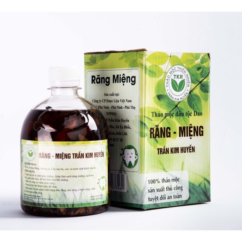 NƯỚC XÚC MIỆNG TRẦN KIM HUYỀN.