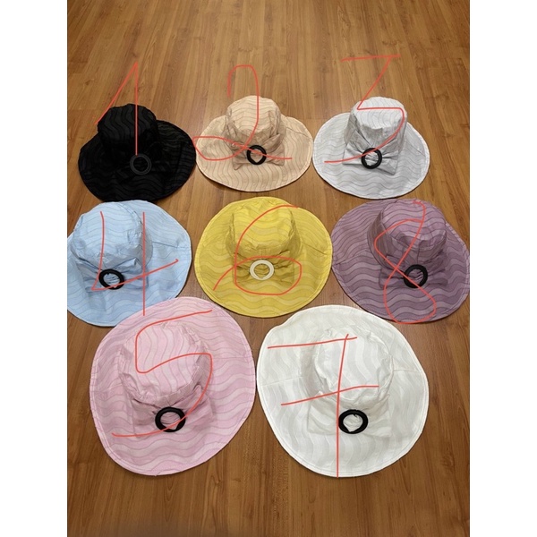 Nón bo thắt nơ nhiều màu cực đẹp bo chum cho nữ vành to đội mát