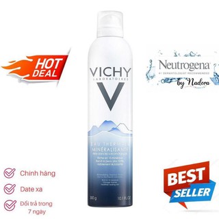 NƯỚC XỊT KHOÁNG DƯỠNG DA CẤP ẨM VÀ BẢO VỆ DA VICHY MINERALIZING THERMAL (300g)