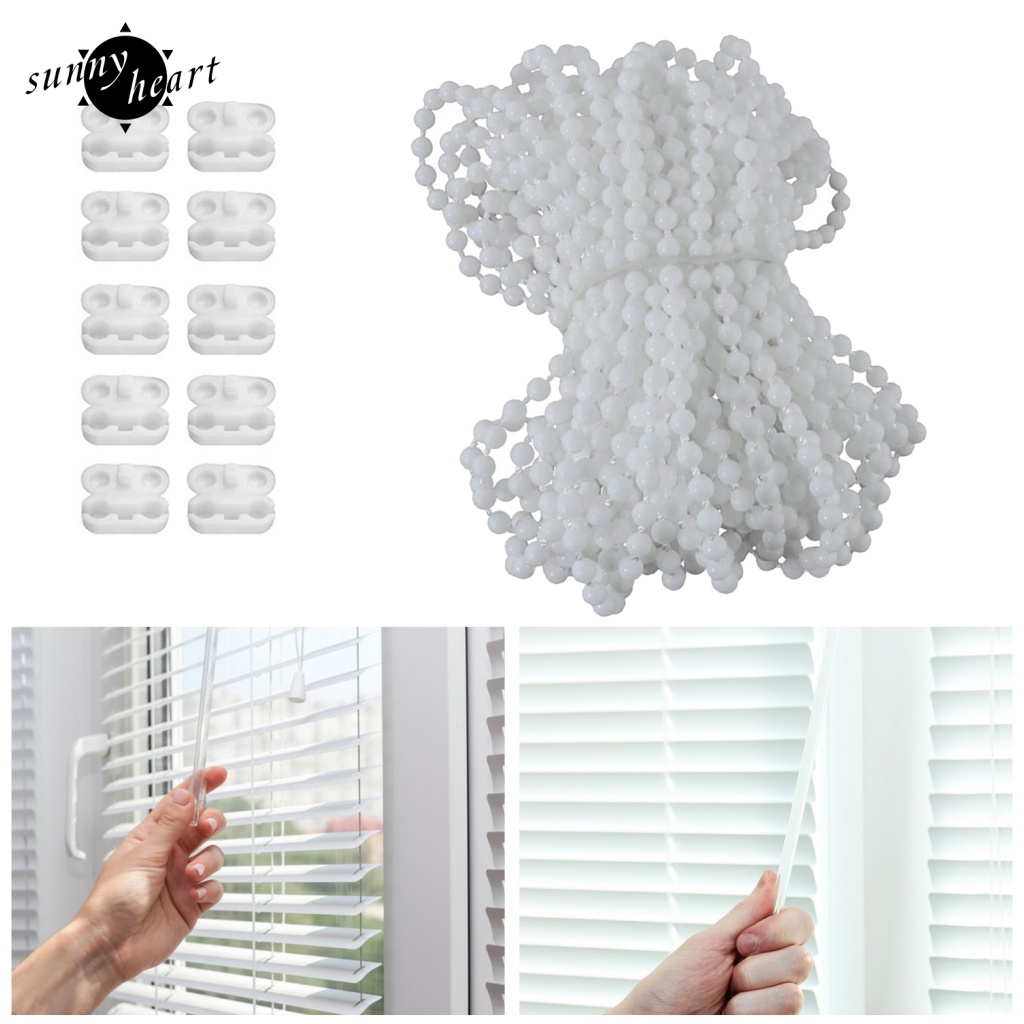 1 Bộ Dây Kéo Rèm Cửa Sổ Đính Hạt Bền Bỉ