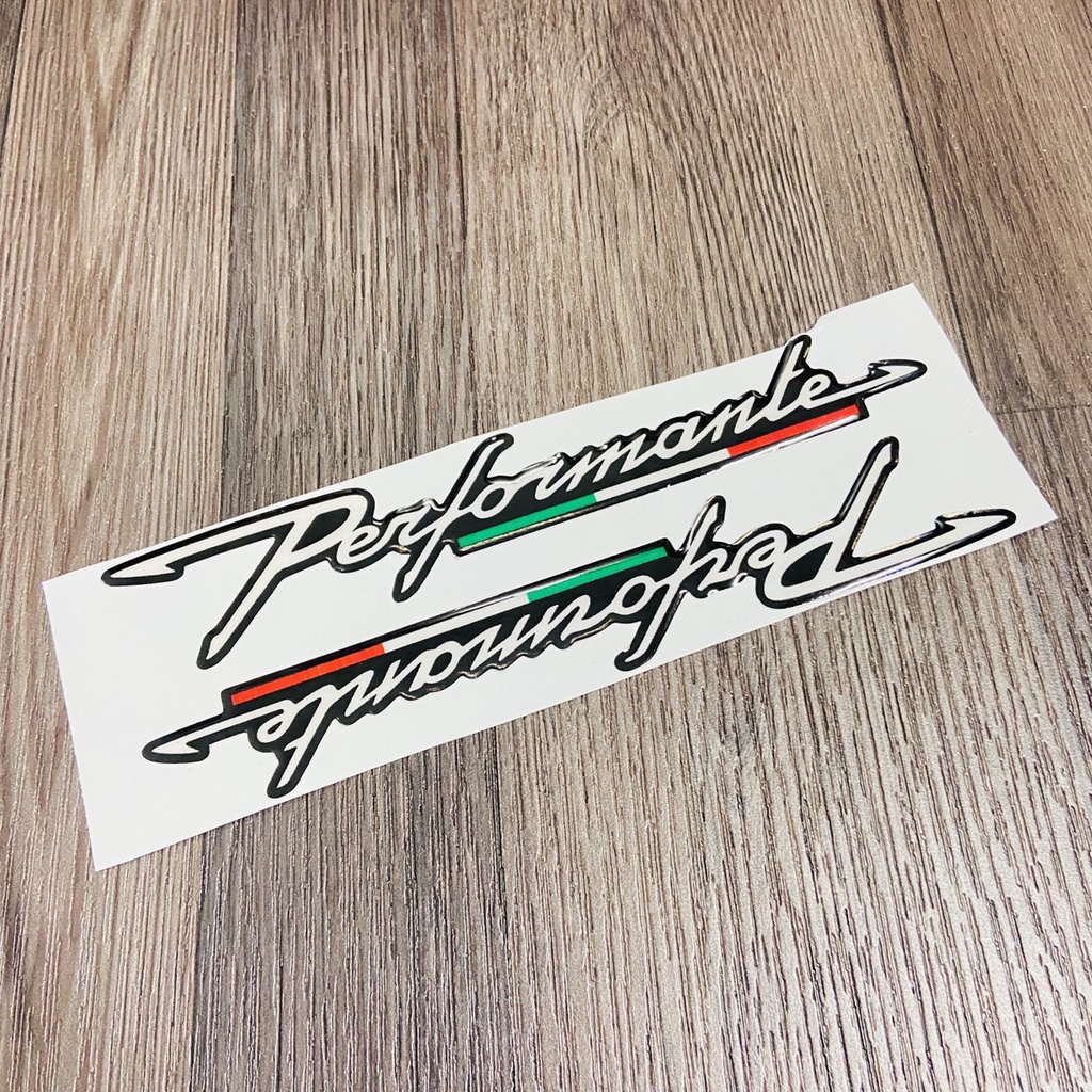 (Mới về) Bộ sưu tập tem nỗi phũ nhựa trong chữ PERFORMANTE dán trang trí x máy siêu CHẤT