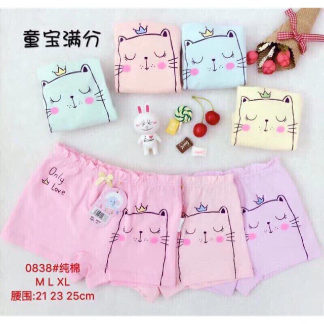 Quần lót đùi trẻ em hình đáng yêu ngộ nghĩnh