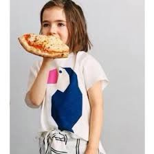 Áo thun bé gái Zara hàng xuất hình chim xanh