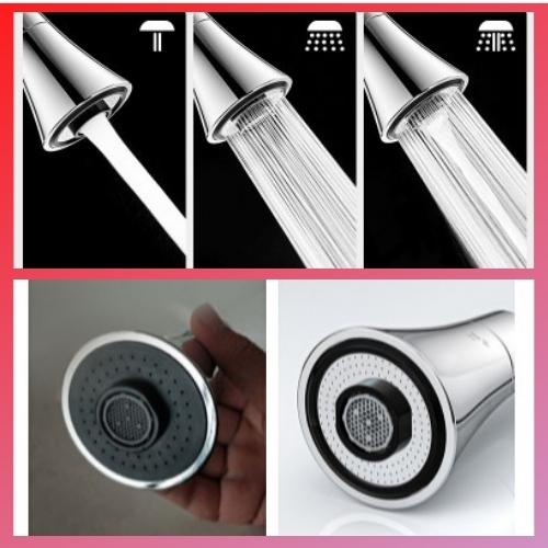 Đầu Vòi Rửa Chén Bát Tăng Áp DVN01, Chức Năng Nóng Lạnh Xoay 360 Độ, Phù Hợp Với Mọi Loại Vòi Rửa Chén Bát-FOXIS