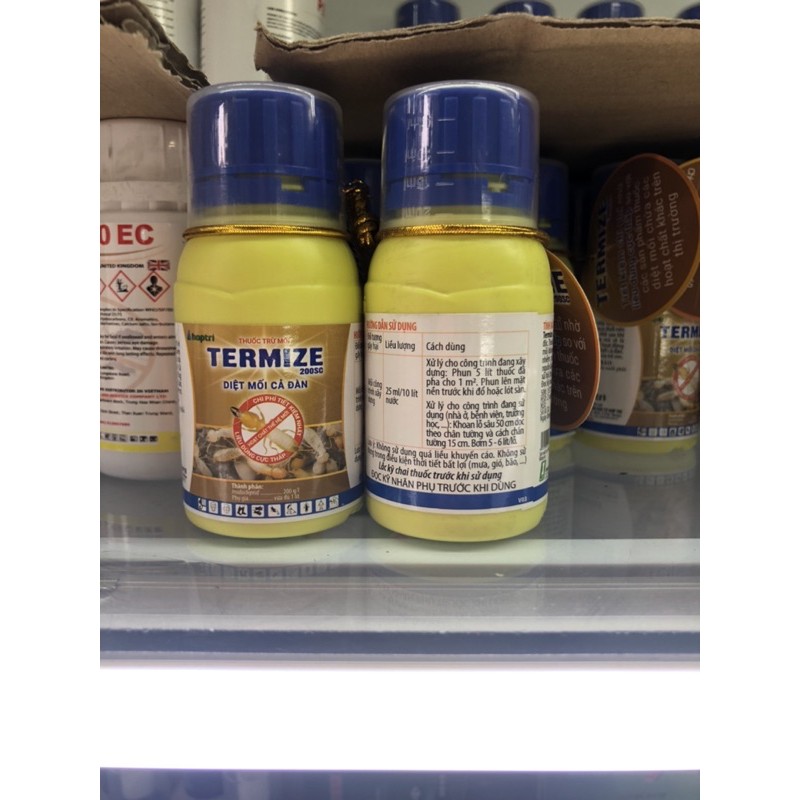 Thuốc mối không mùi Termize 200Sc - diệt nhanh đàn mối, không độc hại chai 50ml