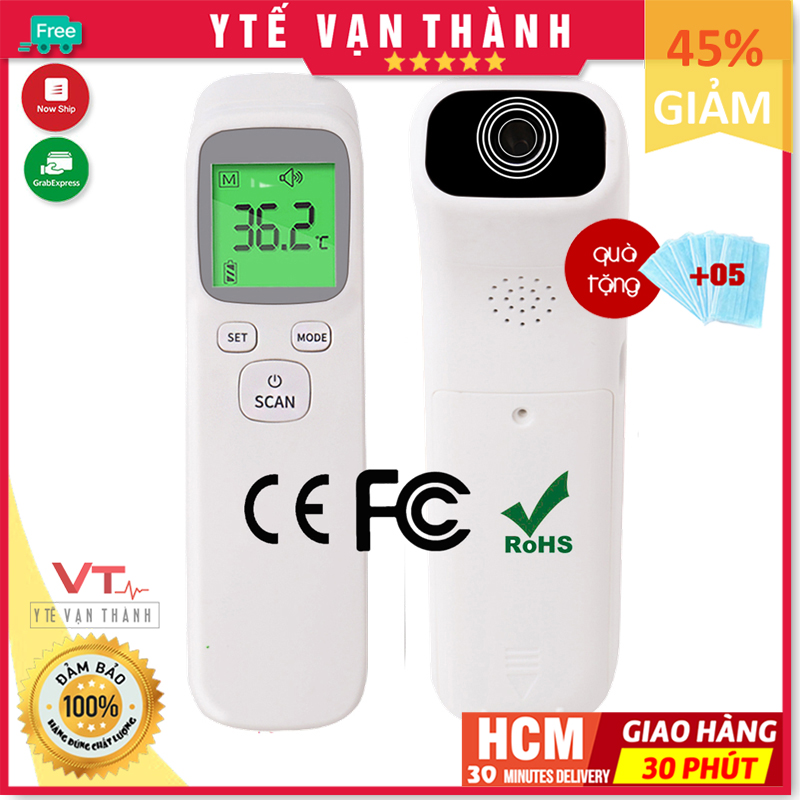 ✅ [BH 12 THÁNG] Nhiệt Kế Hồng Ngoại Đo Trán: TVT01 - Đo Nhiệt Độ Cơ Thể, Nước, Sữa - VT0362