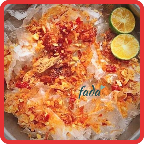 Sa tế tỏi phi nhà làm 120g, nguyên liệu bánh tráng trộn và làm gia vị cho nhiều món ăn