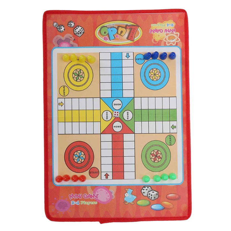 SUN Flying Chess Carpet Parent-child Game Creeping Non-woven Mat Kids Aeroplane Chess Rug Party Board Game Modern Ludo